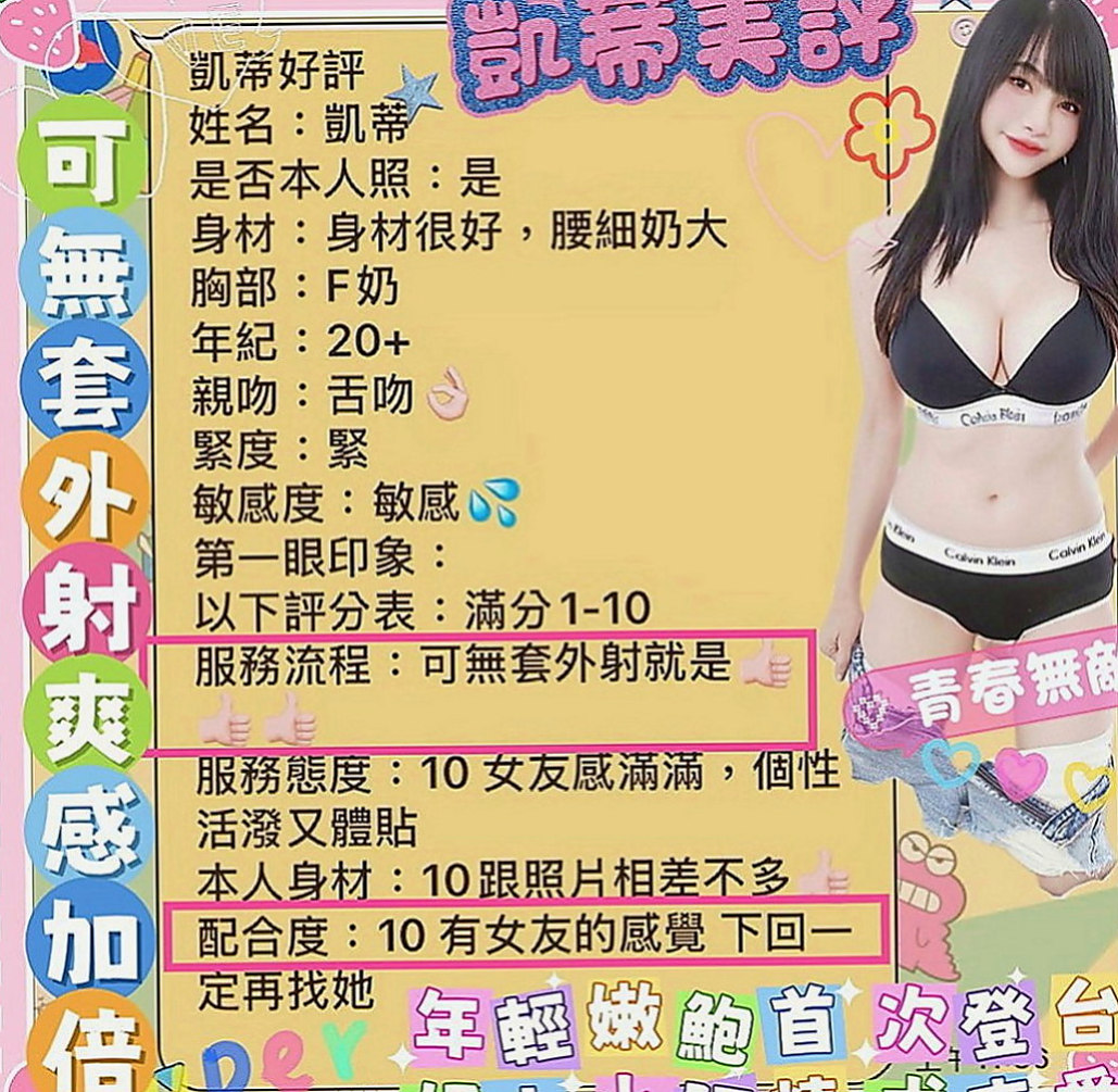 楊梅叫茶：凱薇 |按摩妹|165cm|42kg/|C杯|24y|